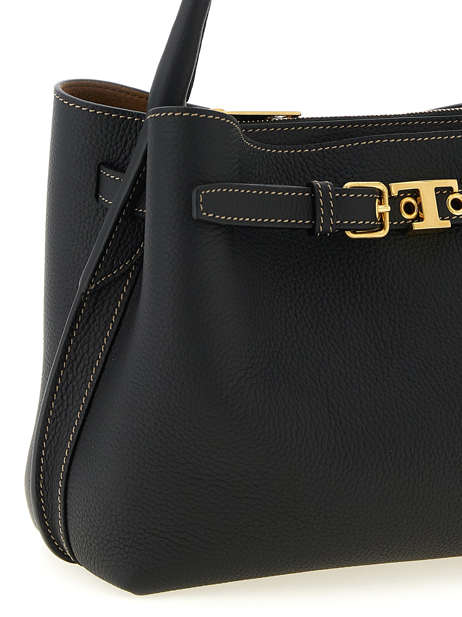 Black Calfskin Handbag Bag