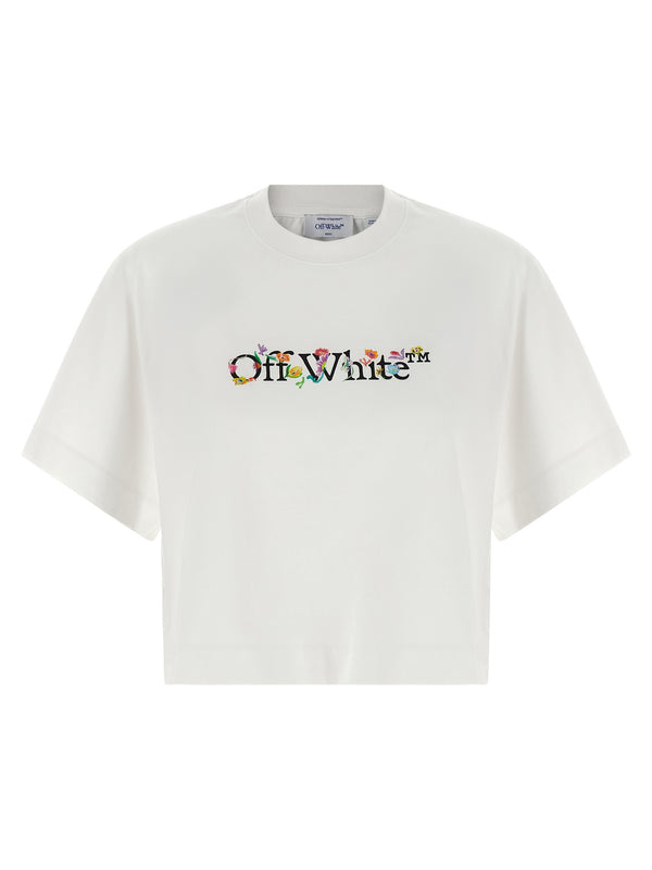 Off-White 100% cotton t-shirt in white
