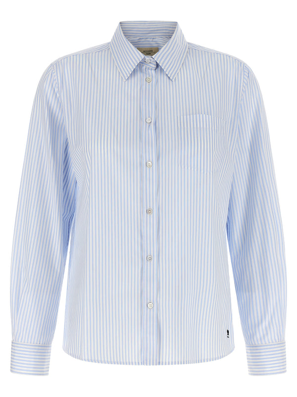 Max Mara 100% Cotton blouse in blue