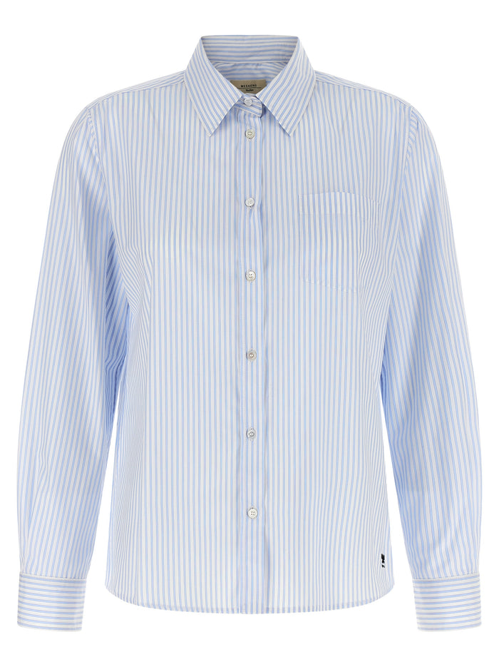 Max Mara 100% Cotton blouse in blue