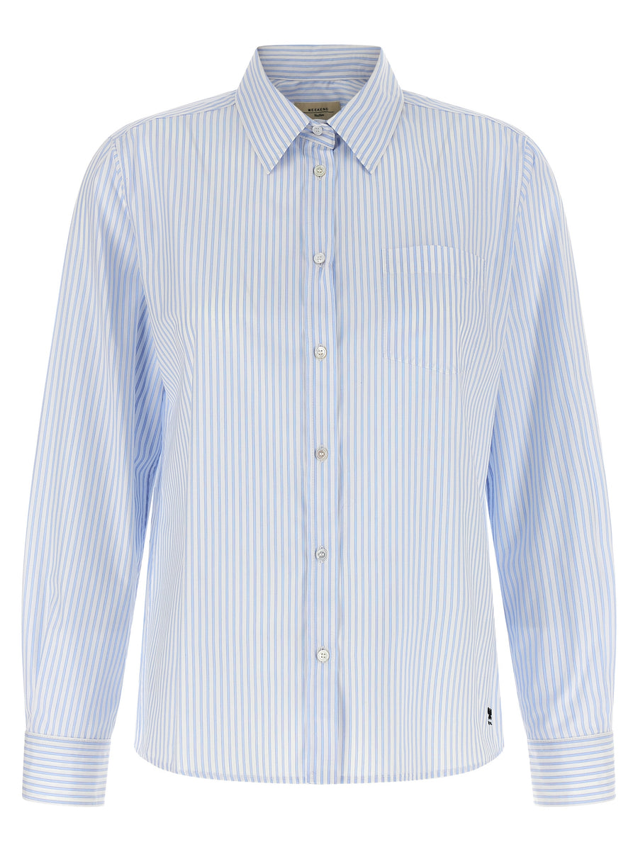 Max Mara 100% Cotton blouse in blue