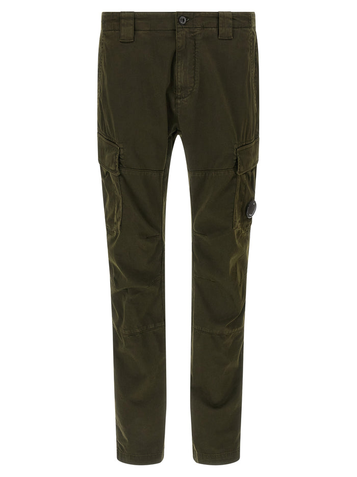 C.P. Company 98% Cotton cargo pants in green