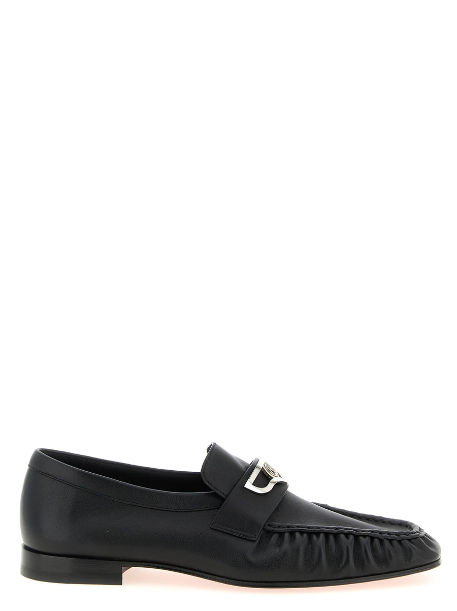 Christian Louboutin 100% calfskin leather (Bos Taurus) loafer in black