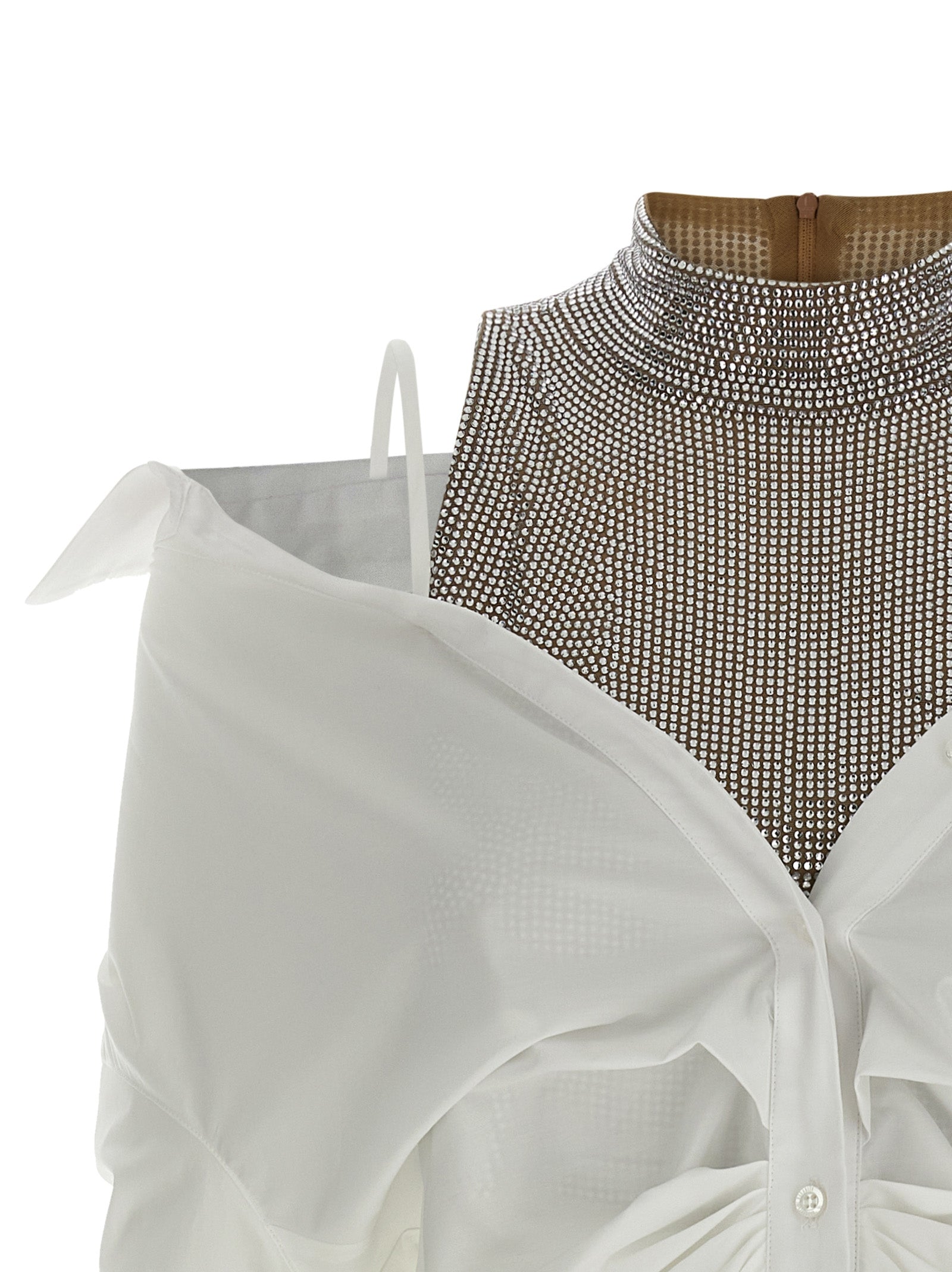 Giuseppe Di Morabito 100% Cotton blouse in white — view 3