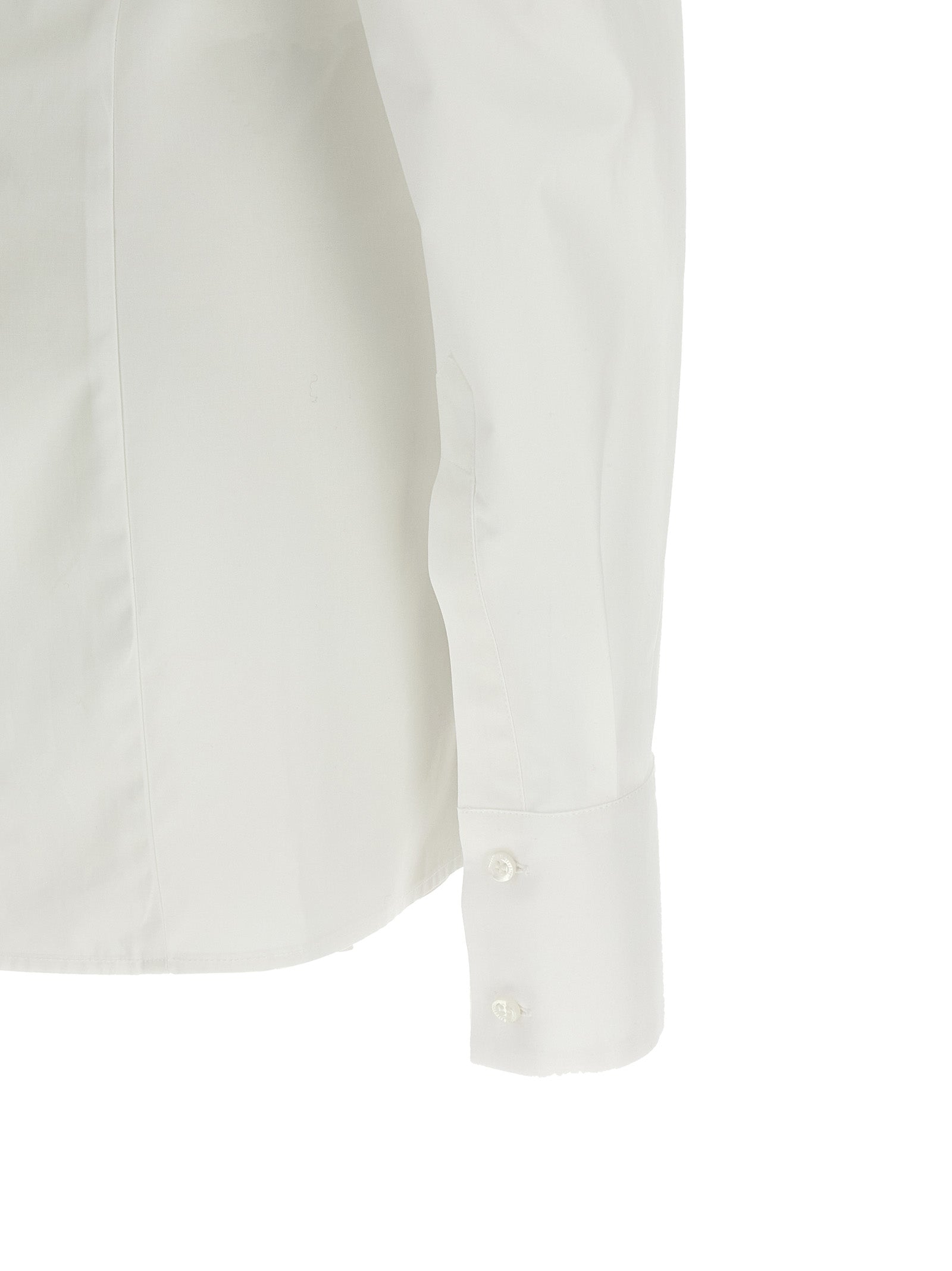 Giuseppe Di Morabito 100% Cotton blouse in white — view 4