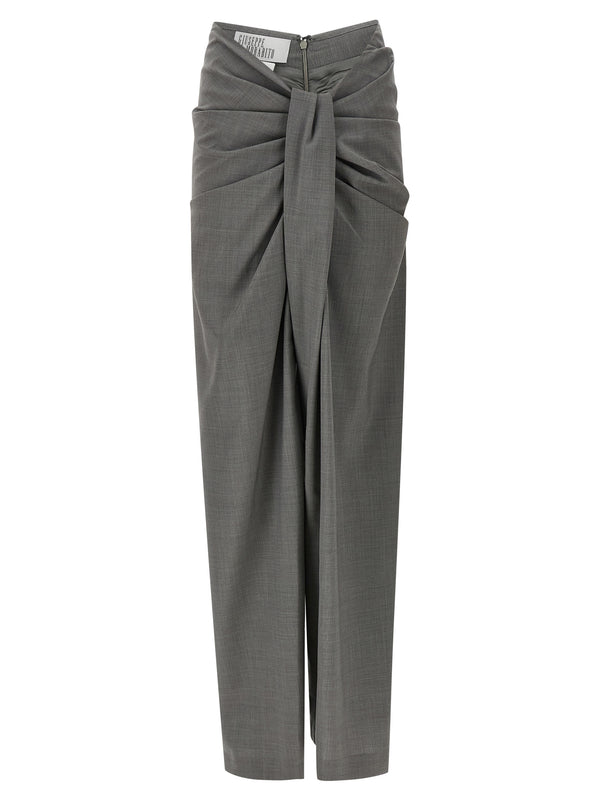 Giuseppe Di Morabito 100% virgin wool trousers in gray