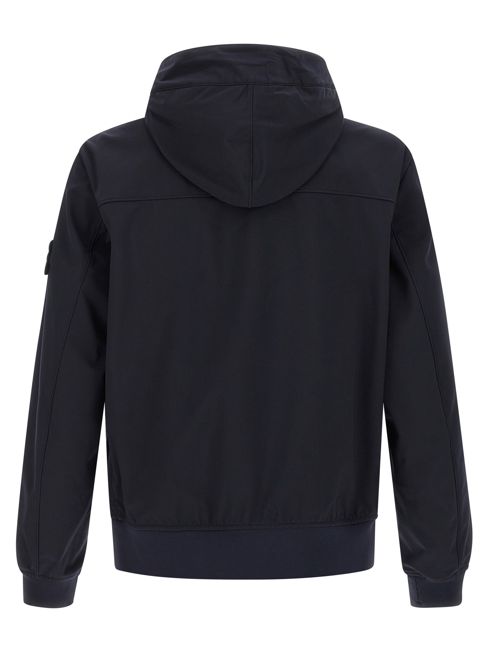 Stone Island 92% polyester jacket in navy — view 2