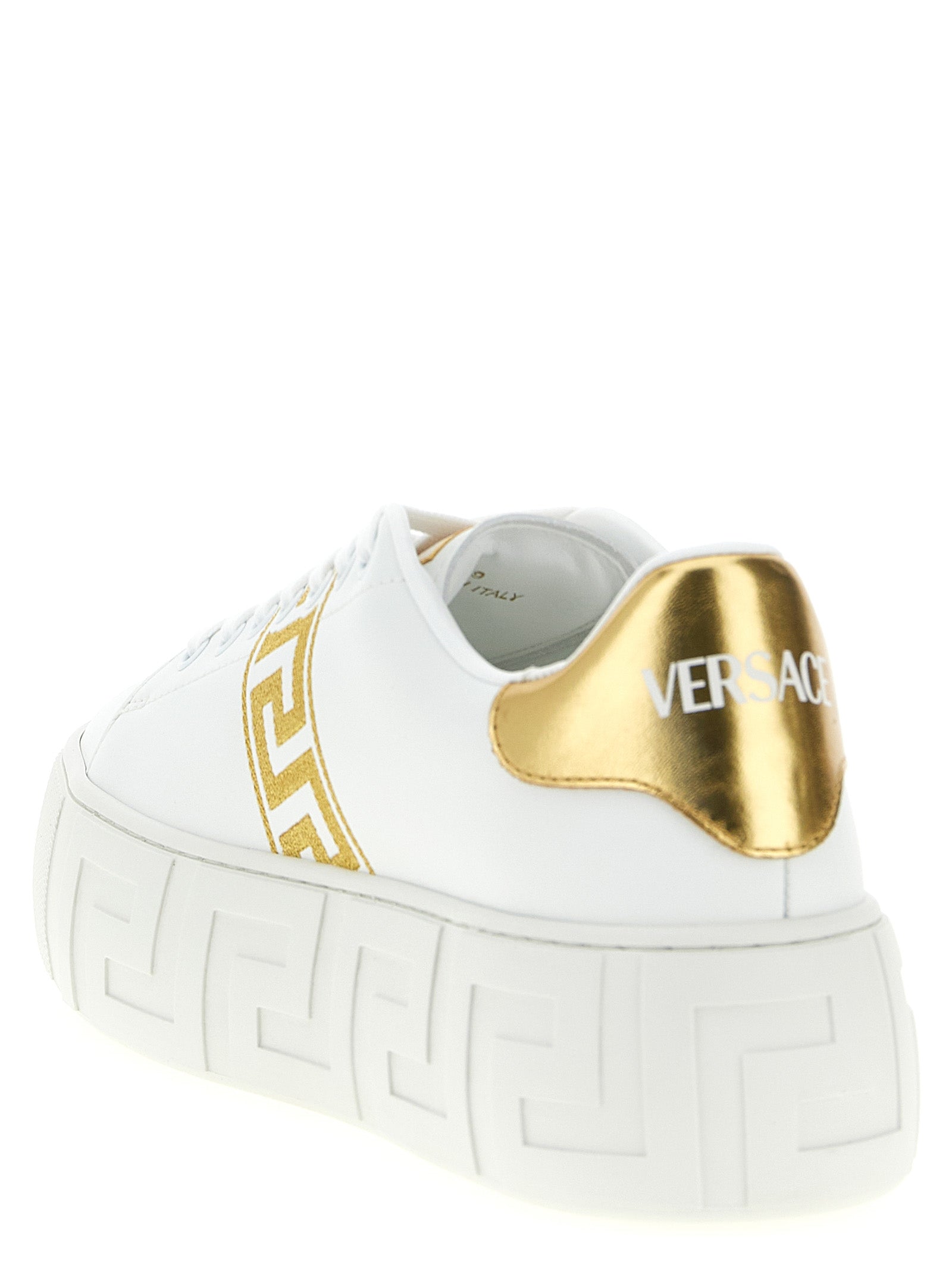 Versace 100% nylon sneaker in white — view 3