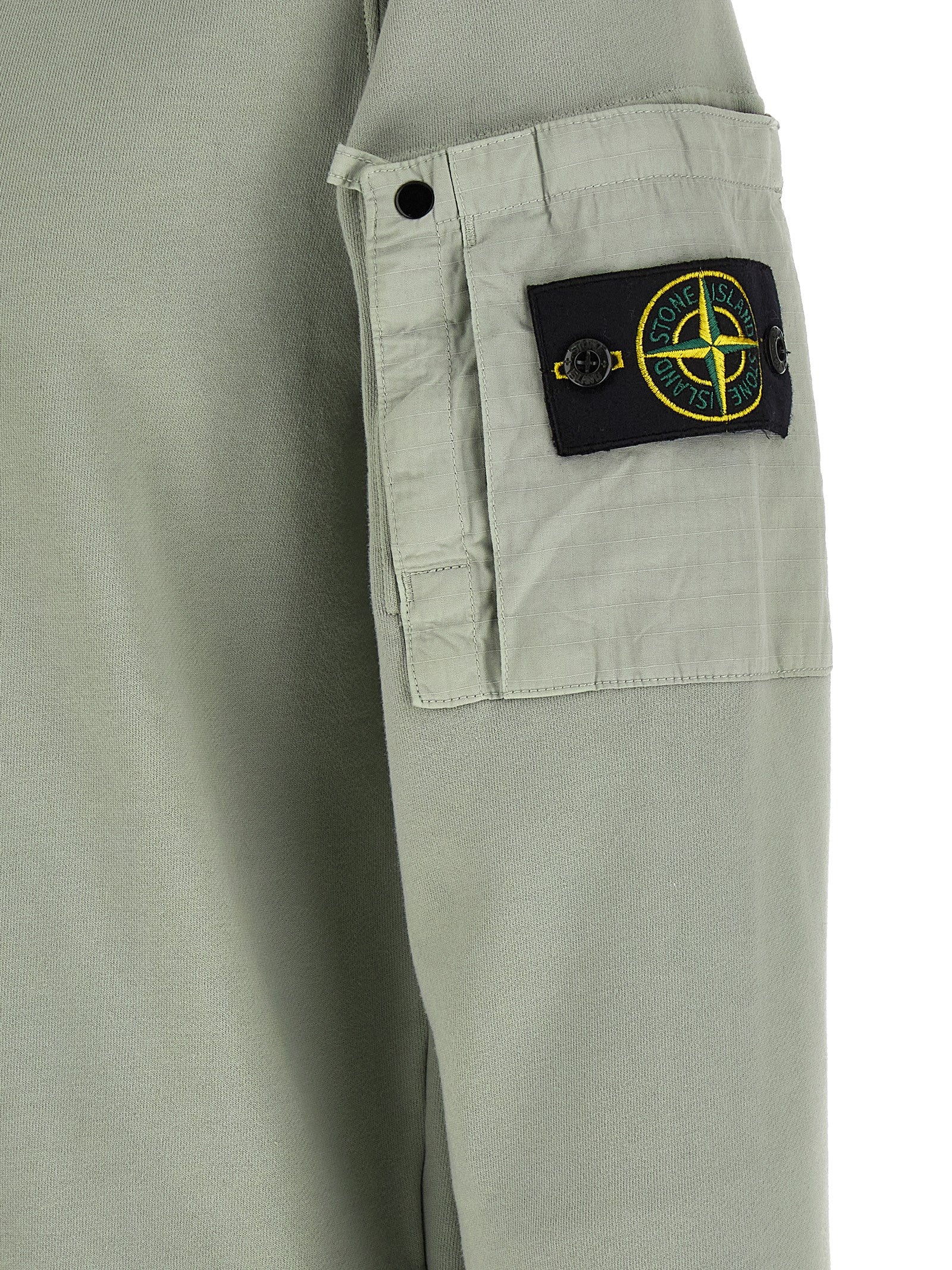 Stone Island 100% Cotton sweatshirt in green — view 5