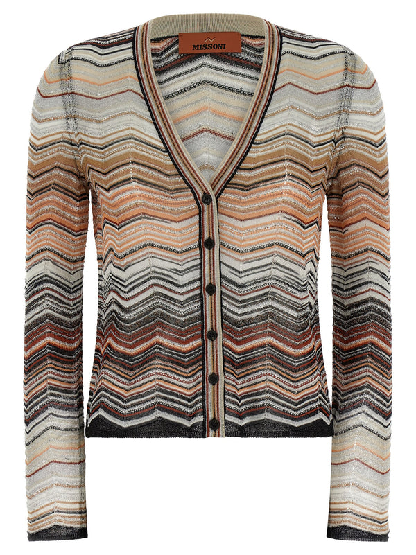 Missoni 78% viscose cardigan in brown