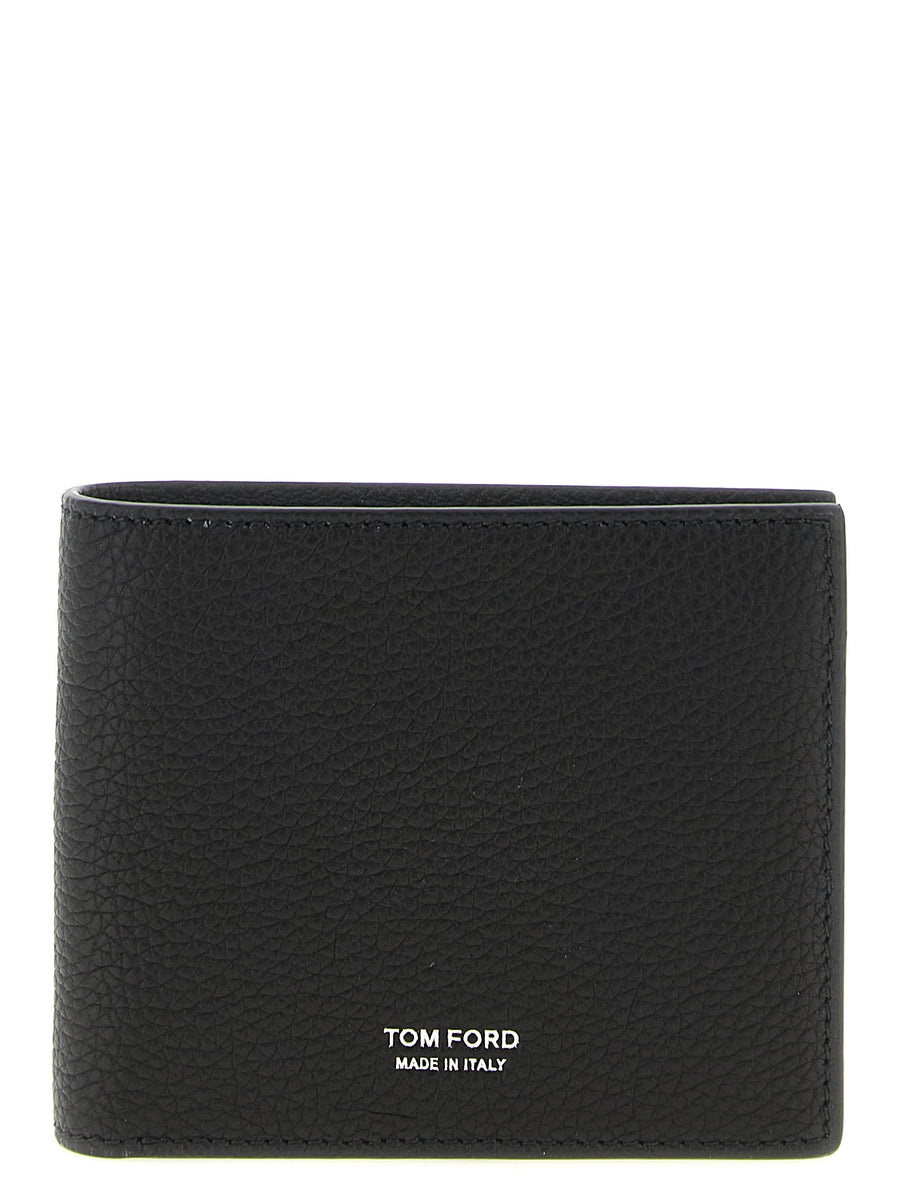 Tom Ford 100% calfskin leather wallet in black