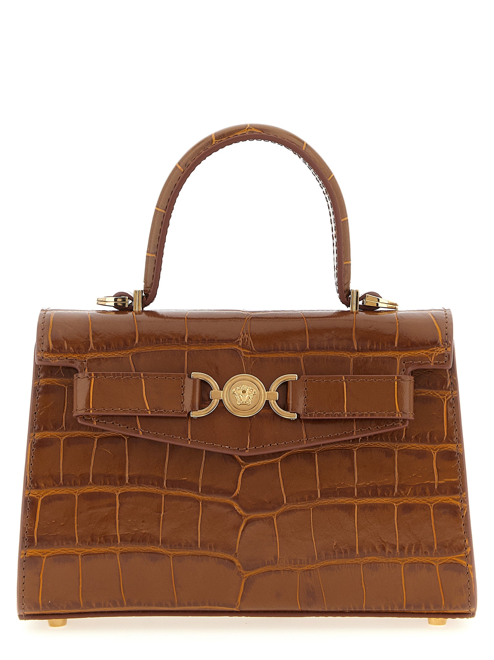Brown Calfskin Handbag Bag