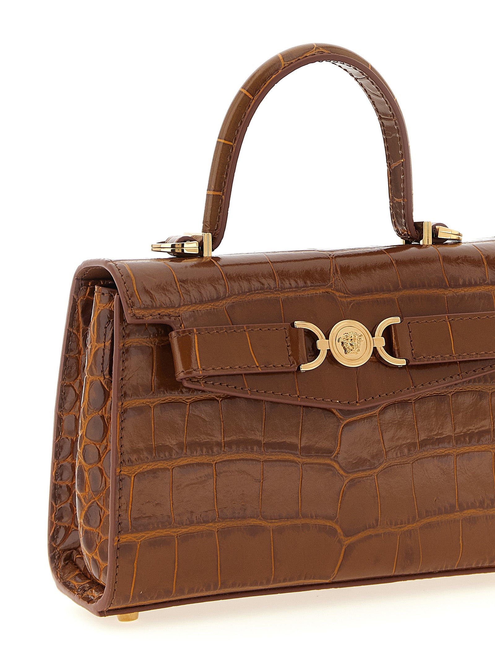 Brown Calfskin Handbag Bag