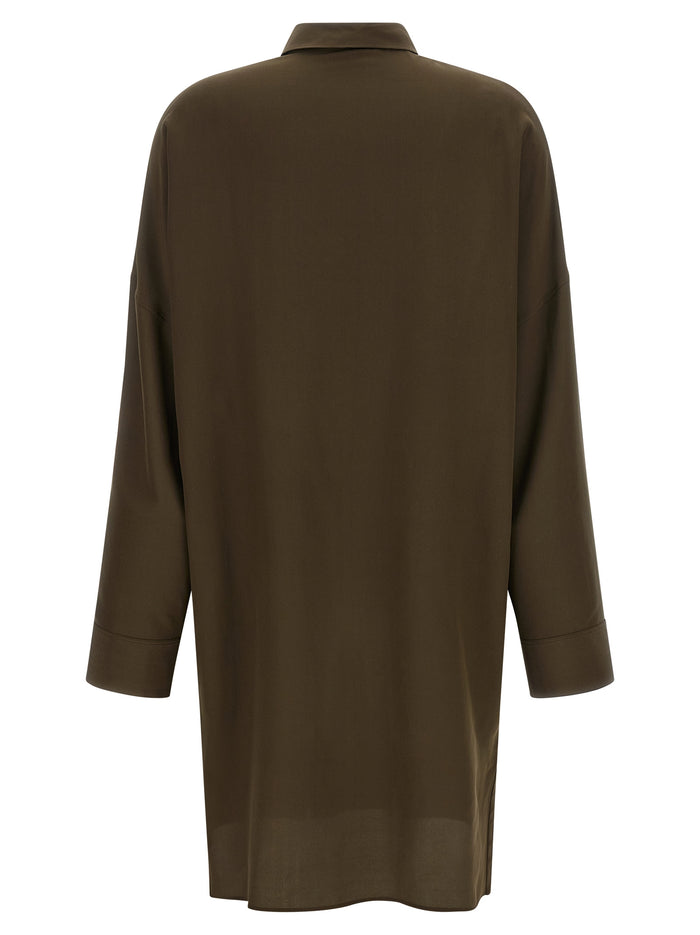 Tom Ford 100% Silk tunic in green — view 2