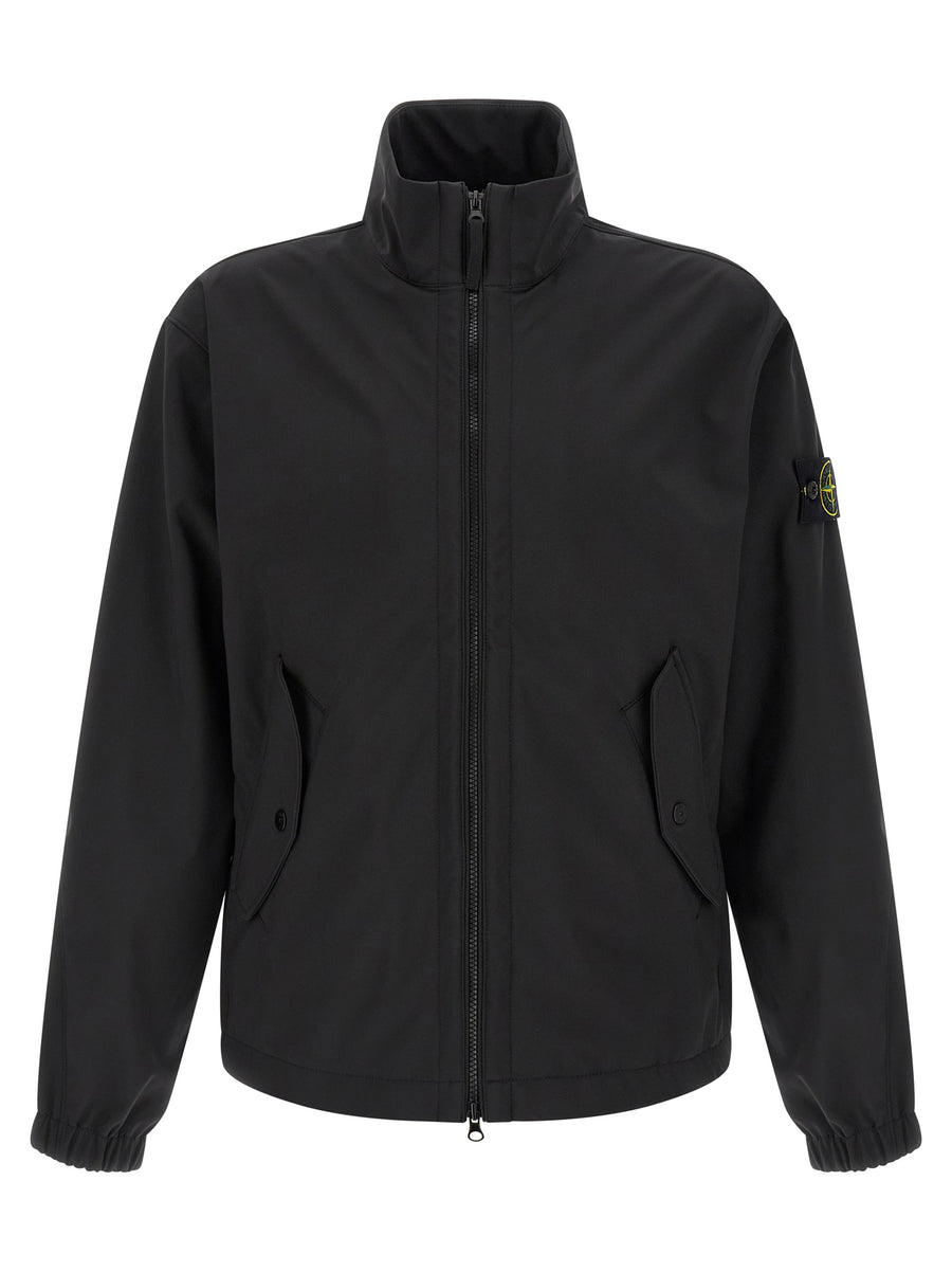 Stone Island 92% Polyester jacket in black