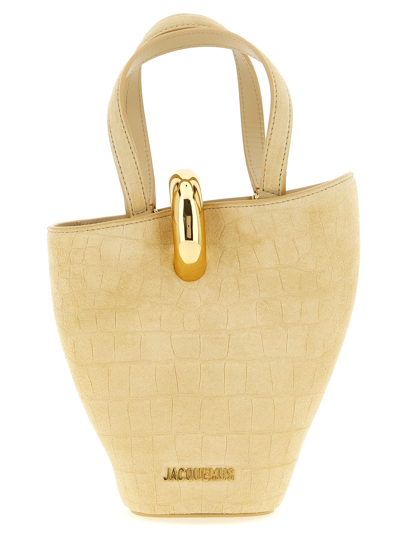 Beige Calfskin Handbag Bag
