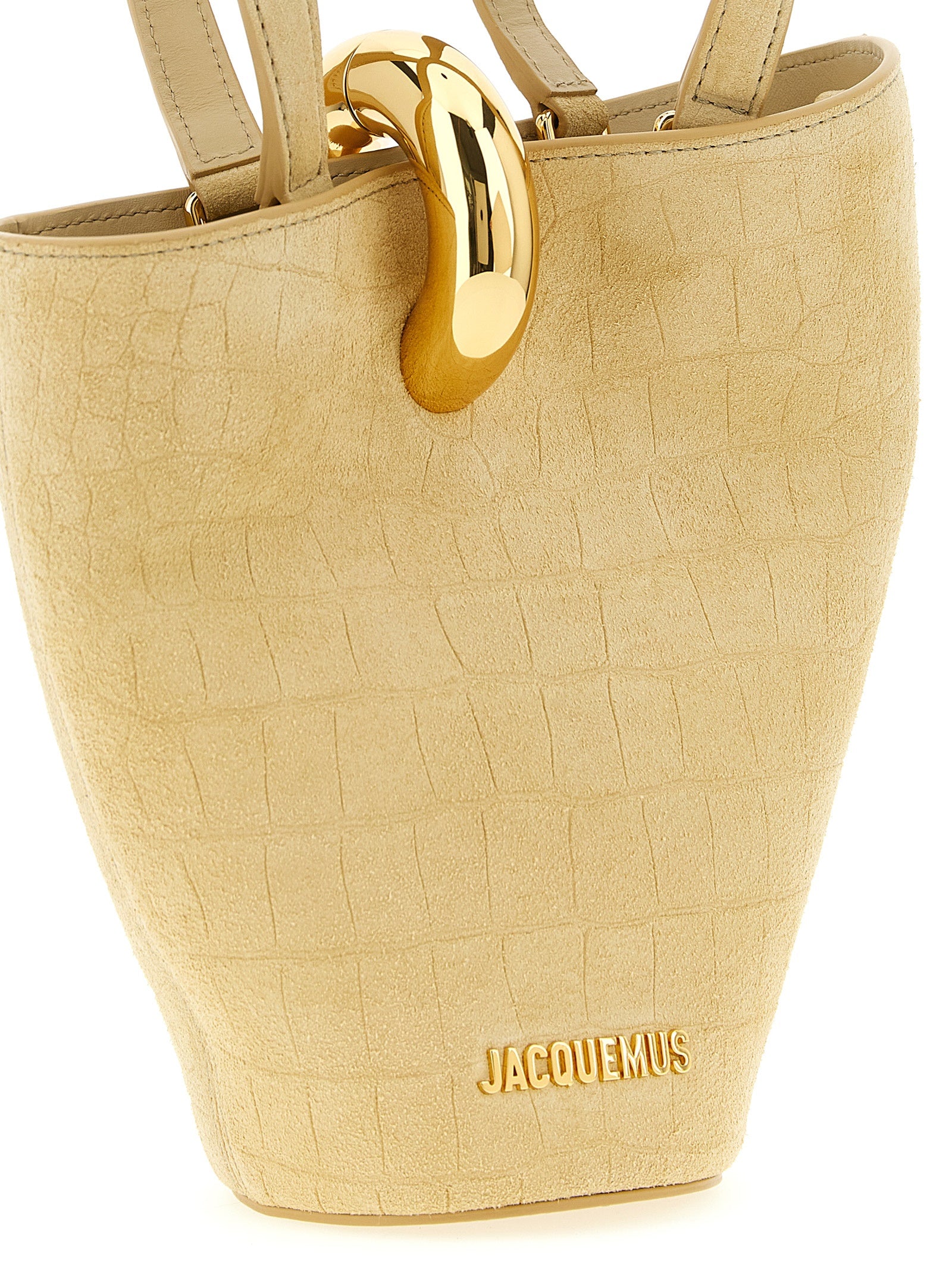 Beige Calfskin Handbag Bag