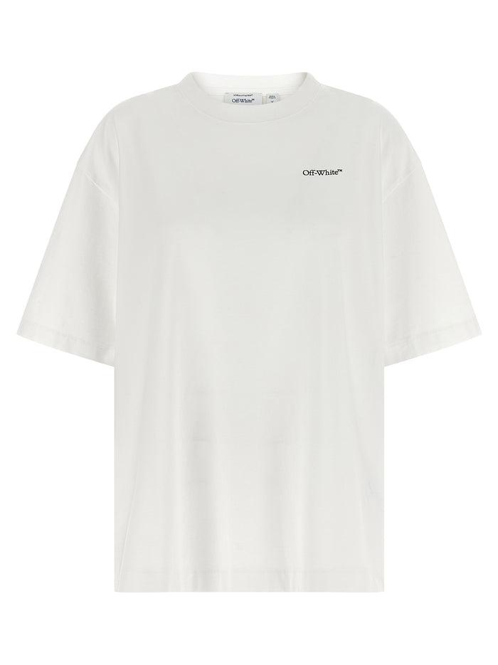 Off-White 100% cotton t-shirt in white