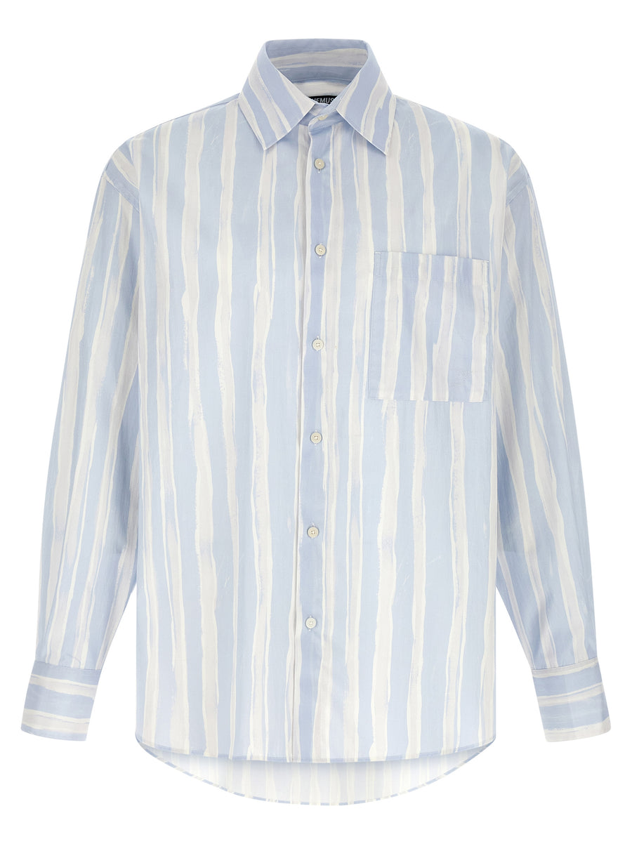 Jacquemus 100% Cotton shirt in blue