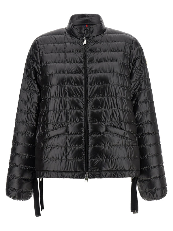 Moncler 100% polyamide down jacket in black