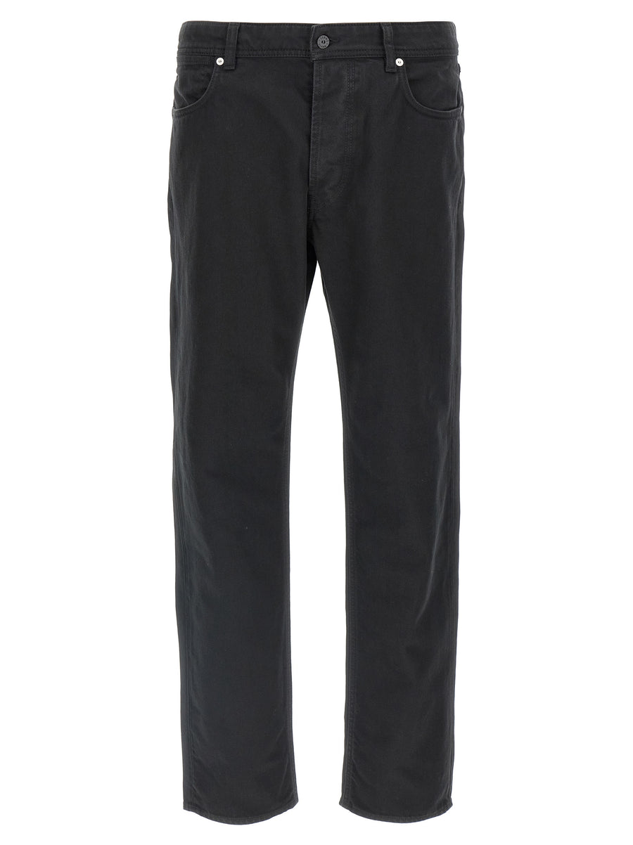 Stone Island 100% cotton jeans in black