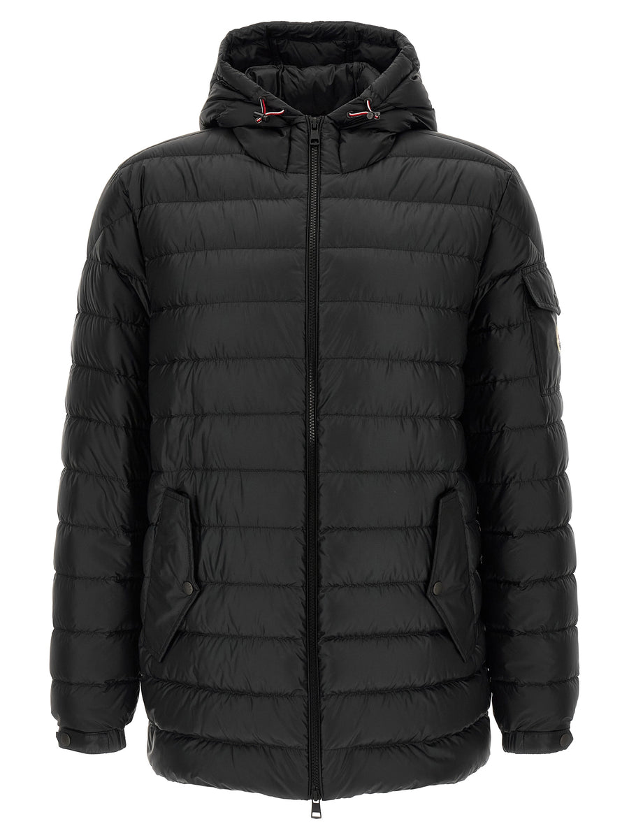 Moncler 100% Polyamide down jacket in black