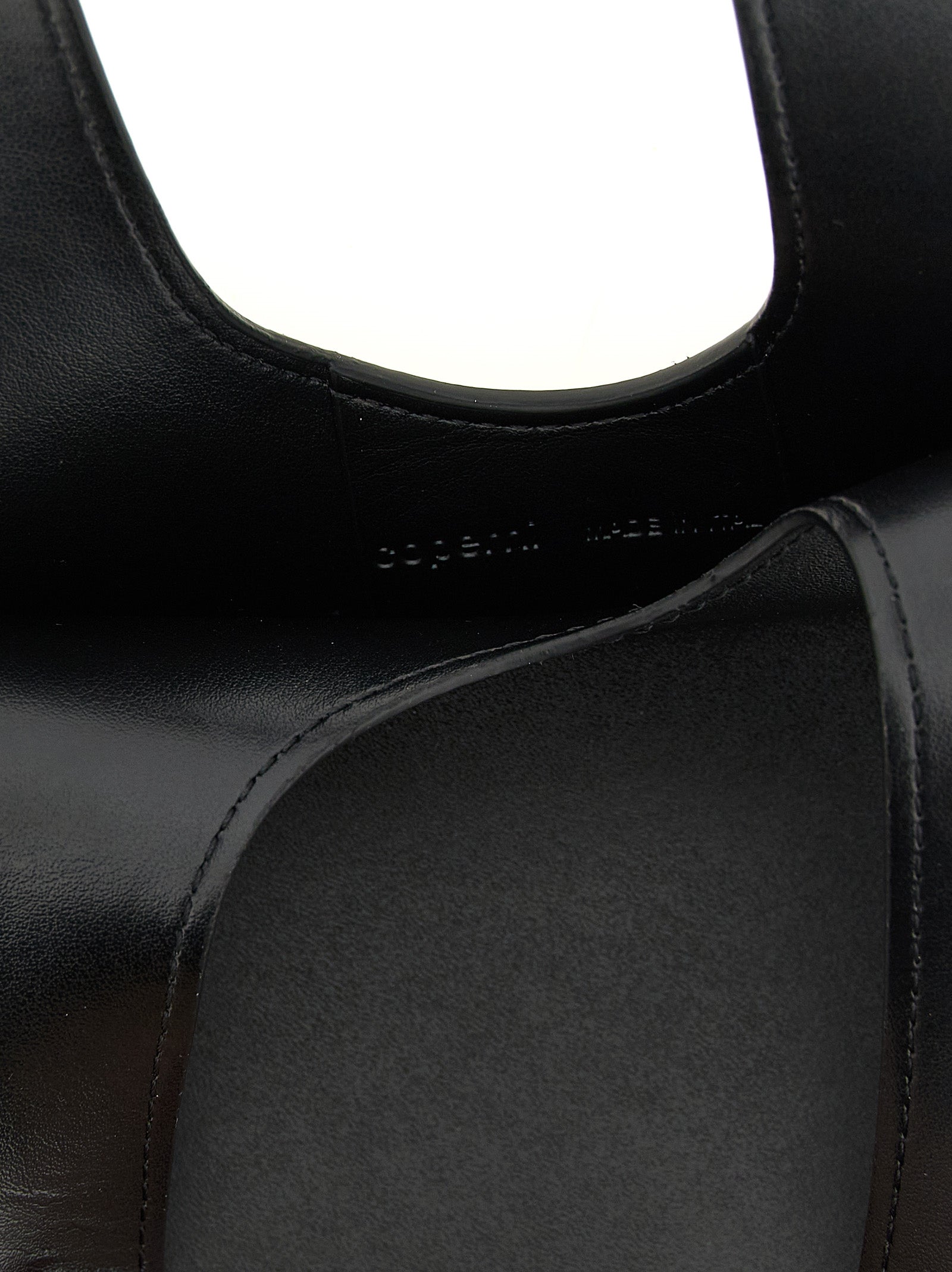 Black Cowhide Handbag Bag
