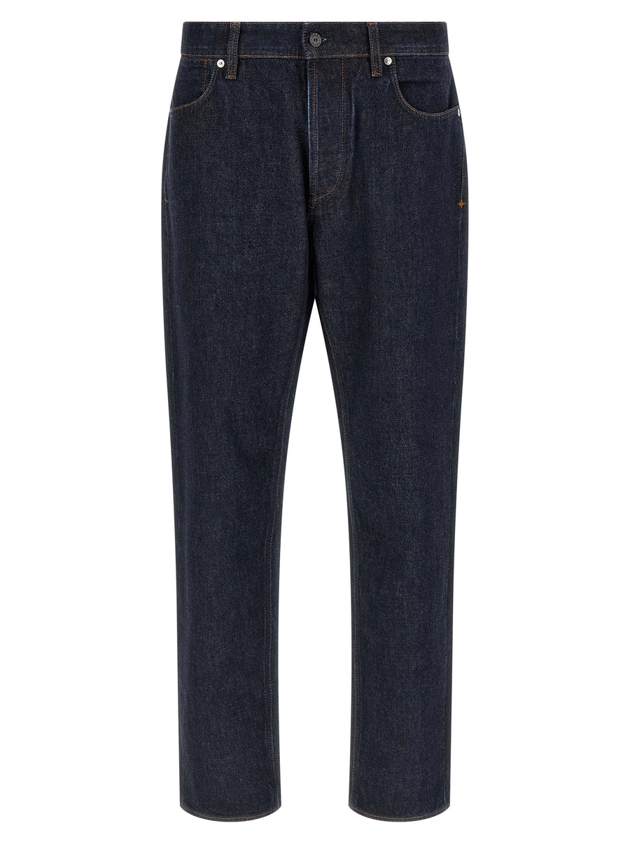 Stone Island 100% cotton jeans in blue