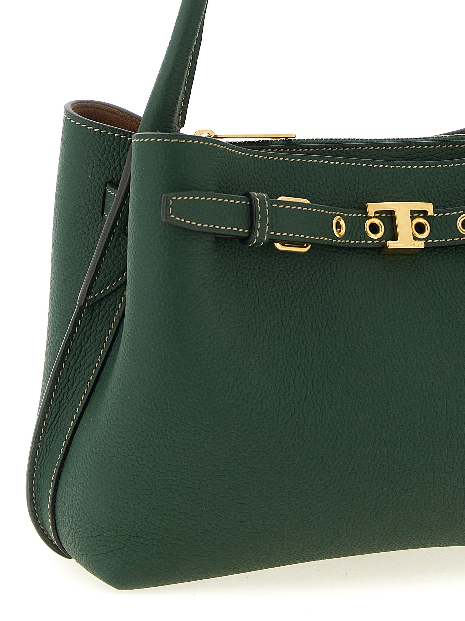 Bicolor Calfskin Handbag Bag