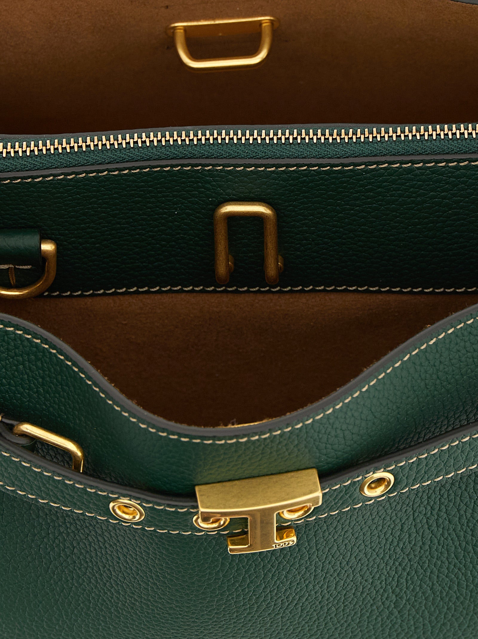 Bicolor Calfskin Handbag Bag