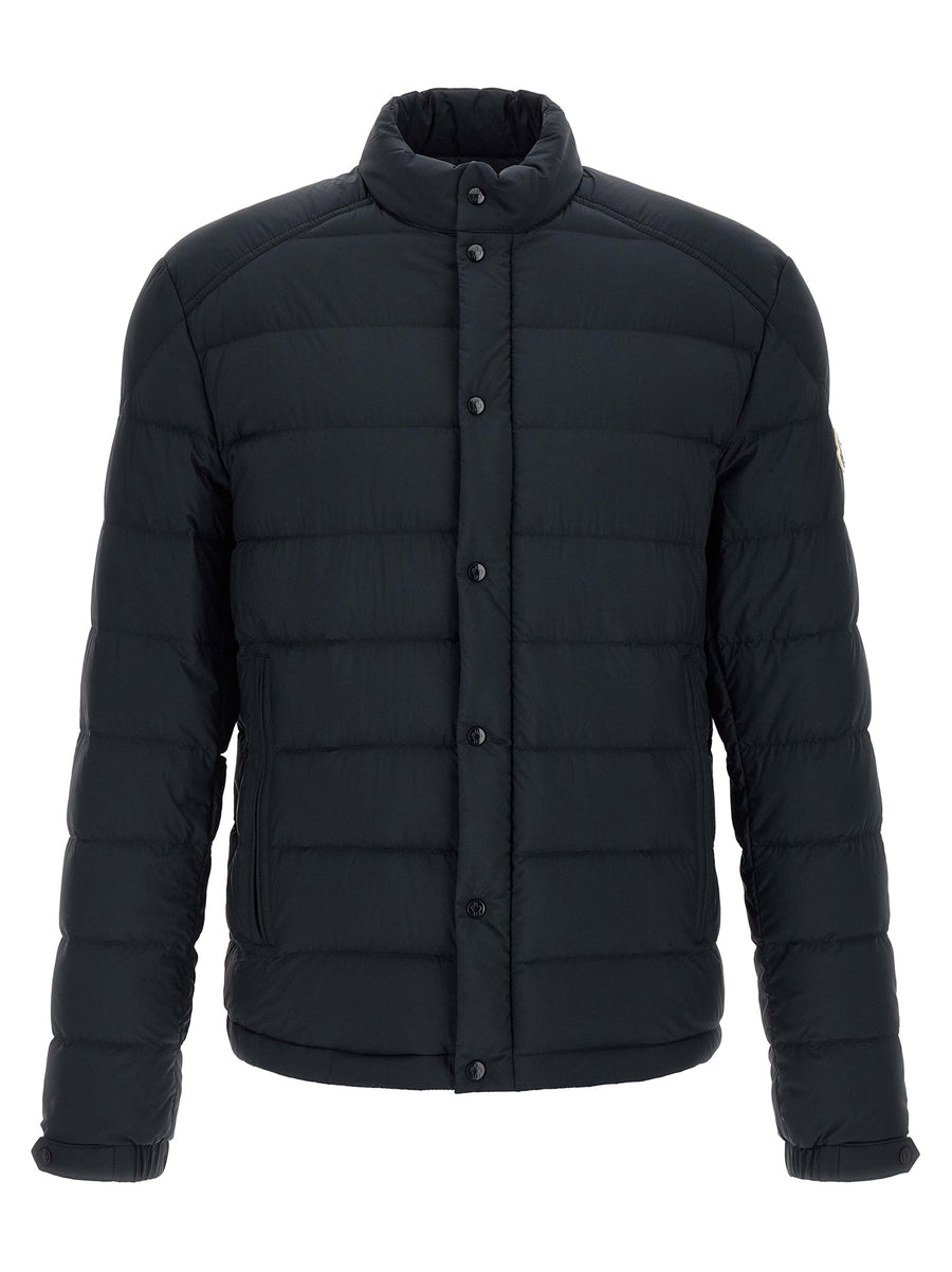 Moncler 100% Polyamide down jacket in blue