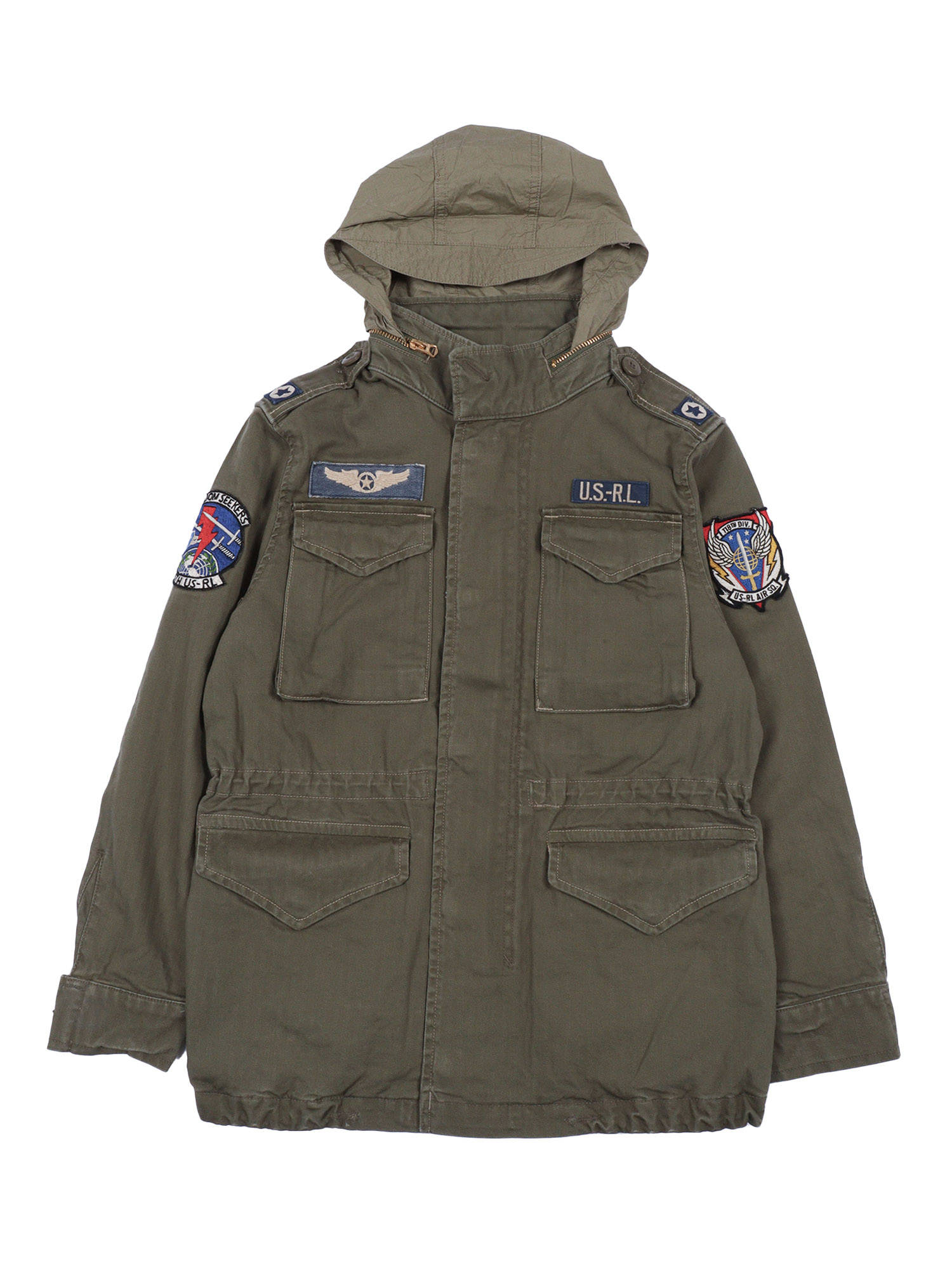 ICON JACKET-OUTERWEAR-FIELD JACKET Green Cotton