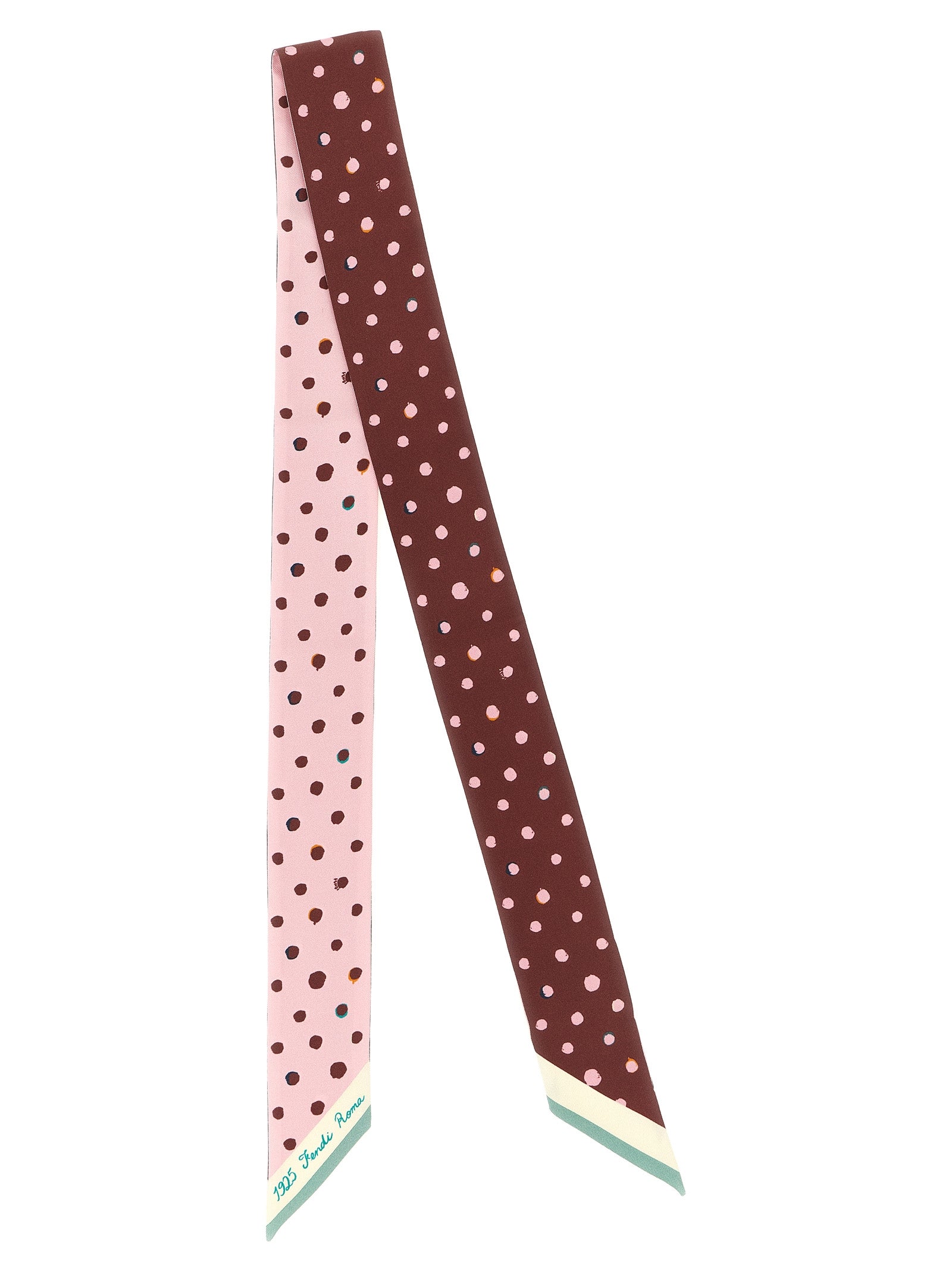 Fendi 100% silk scarf in multicolor — view 2