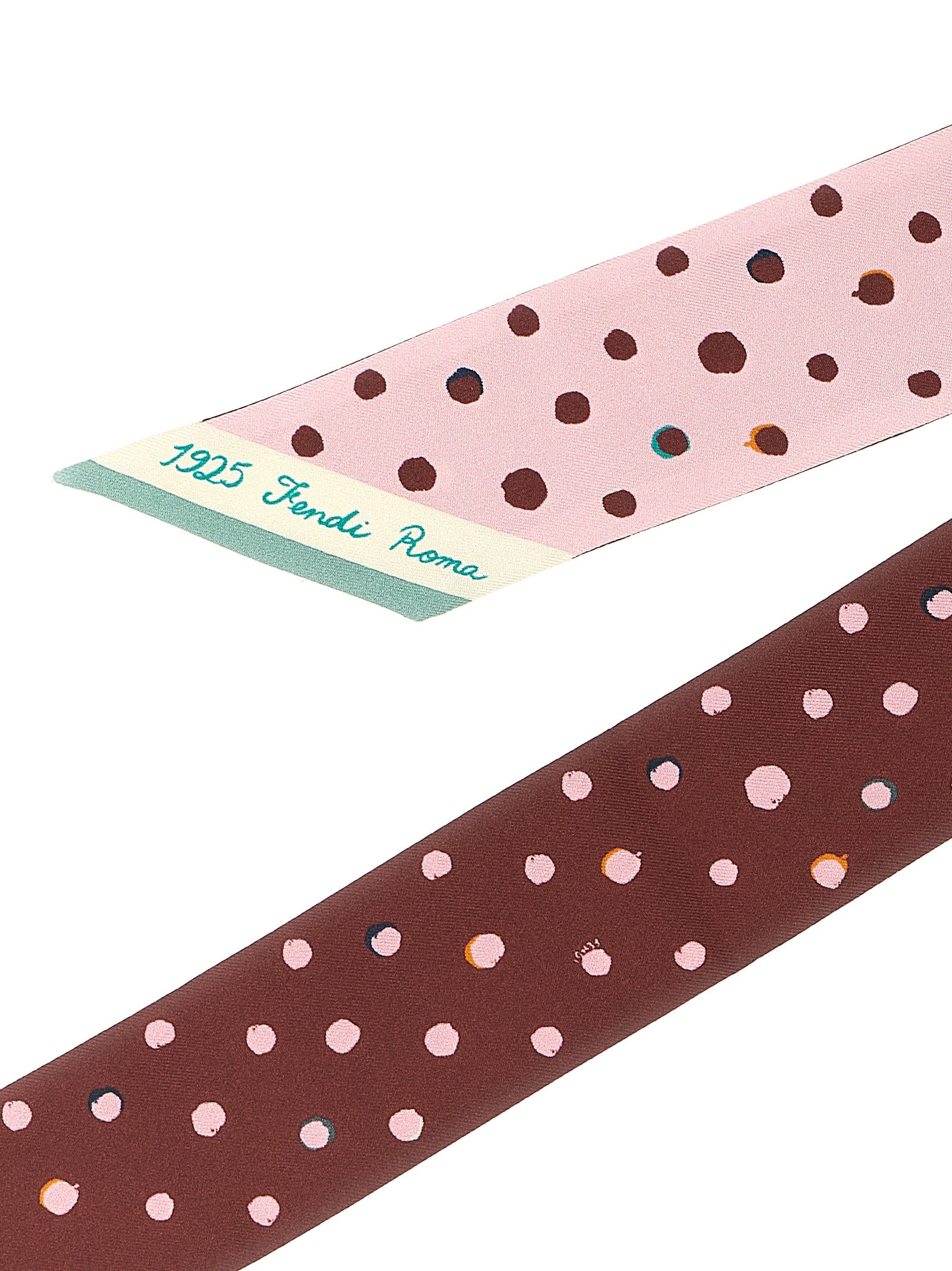 Fendi 100% silk scarf in multicolor — view 3