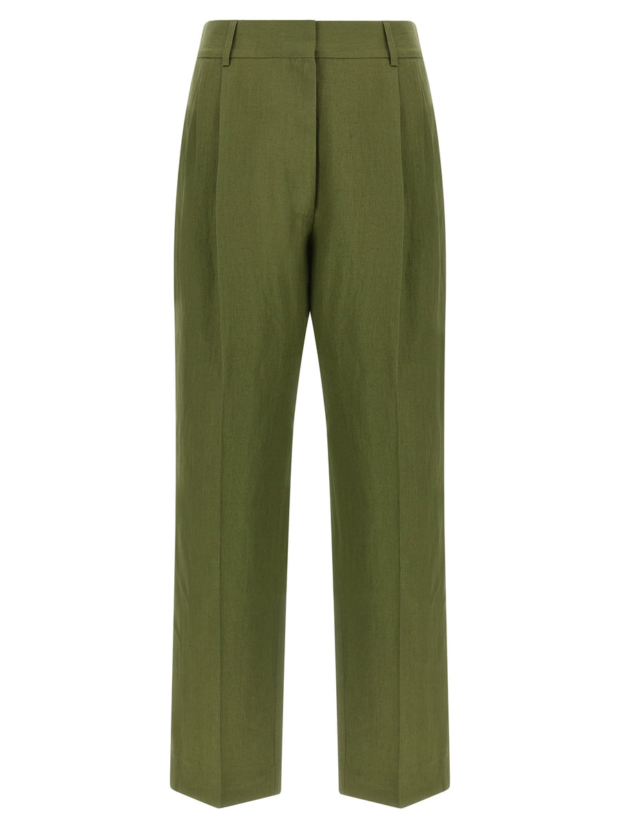 Blazé Milano 100% Linen trousers in green