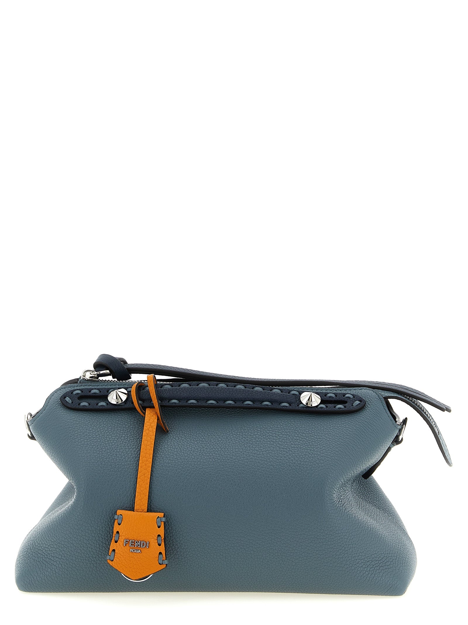Blue Calfskin Handbag Bag