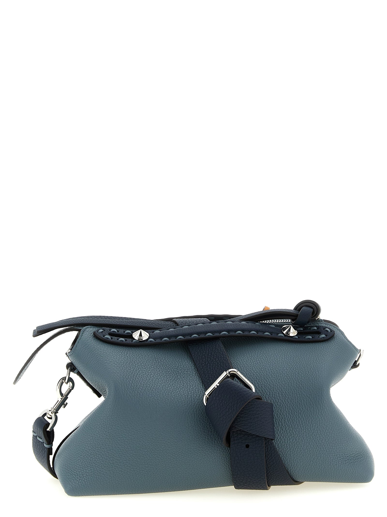 Blue Calfskin Handbag Bag