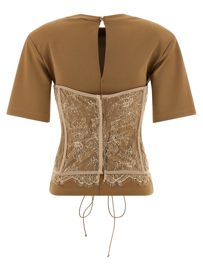 Giuseppe Di Morabito 62% Viscose t-shirt in brown — view 2