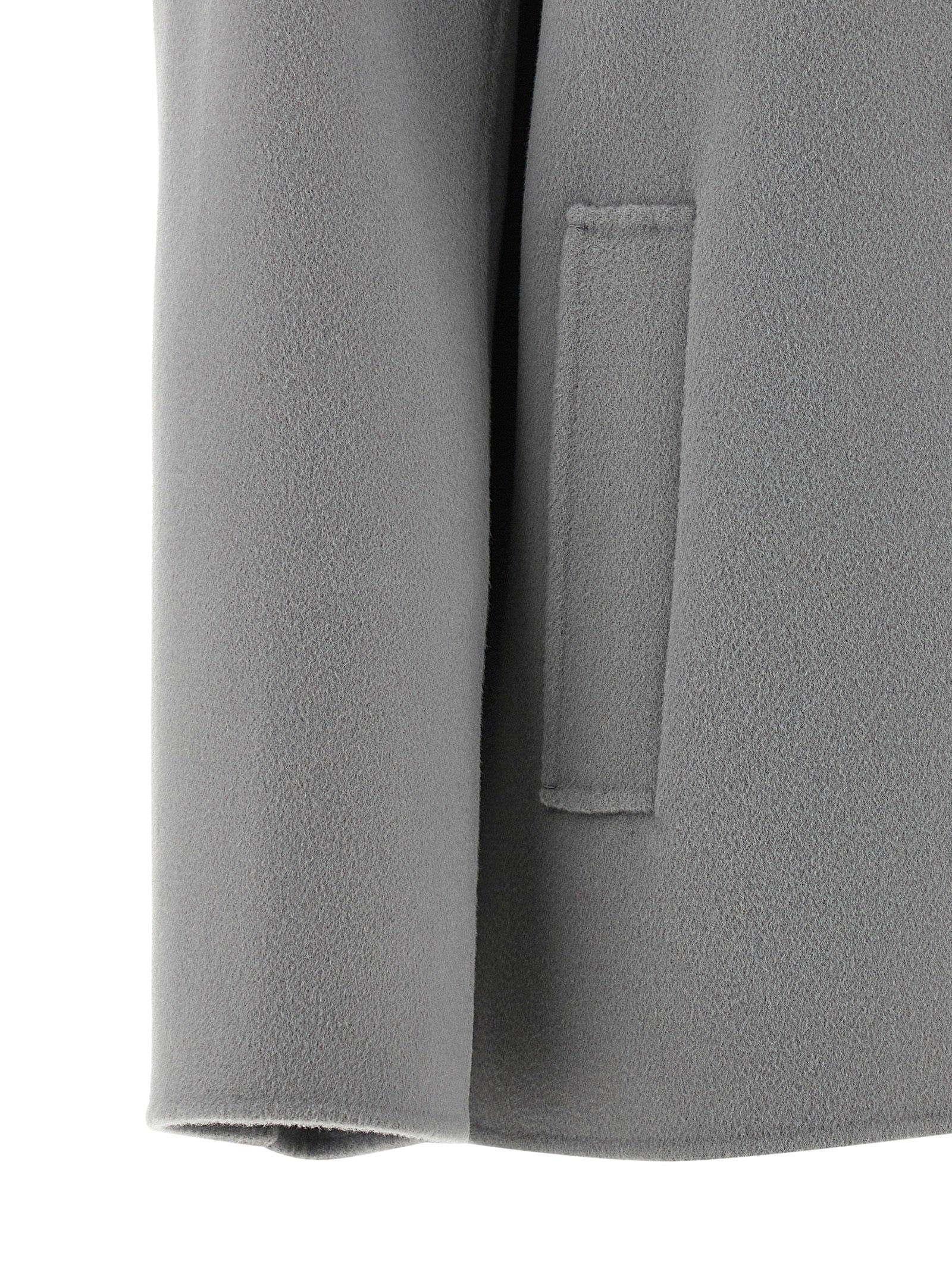 'S Max Mara 100% Virgin Wool blazer in gray — view 4