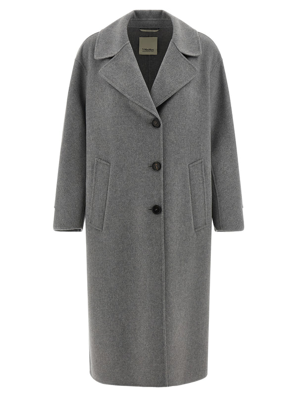 'S Max Mara 100% virgin wool coat in gray
