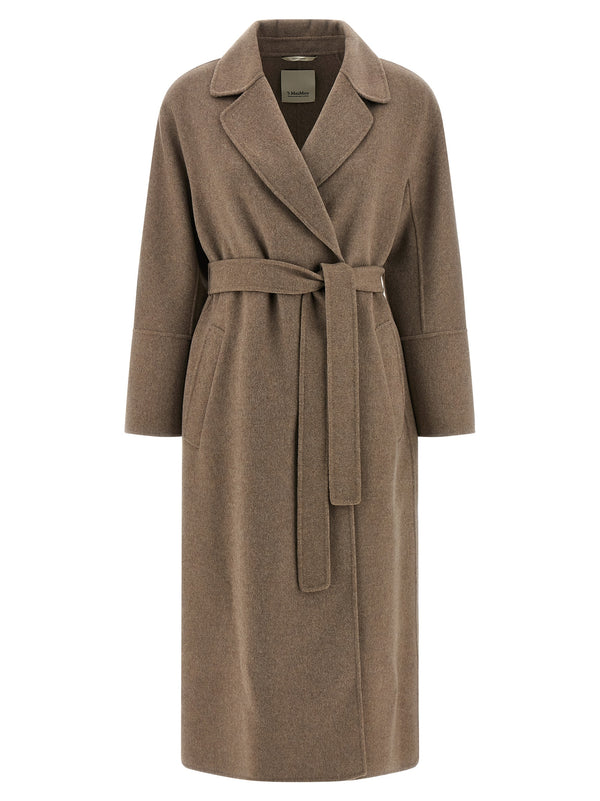 'S Max Mara 100% Virgin Wool coat in brown