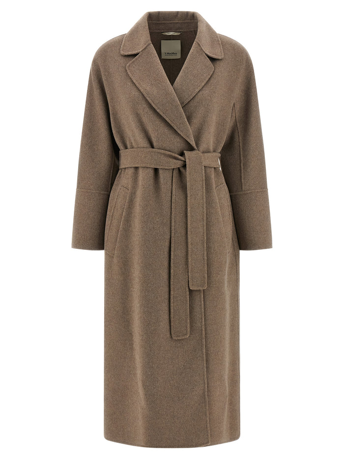 'S Max Mara 100% Virgin Wool coat in brown