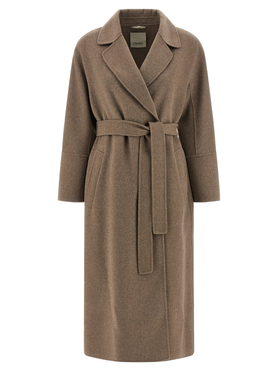 'S Max Mara 100% Virgin Wool coat in brown