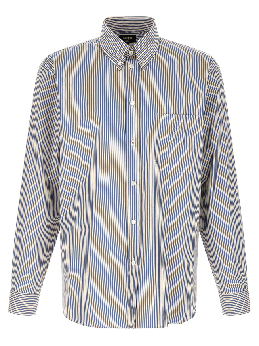 Fendi 100% Cotton shirt in blue