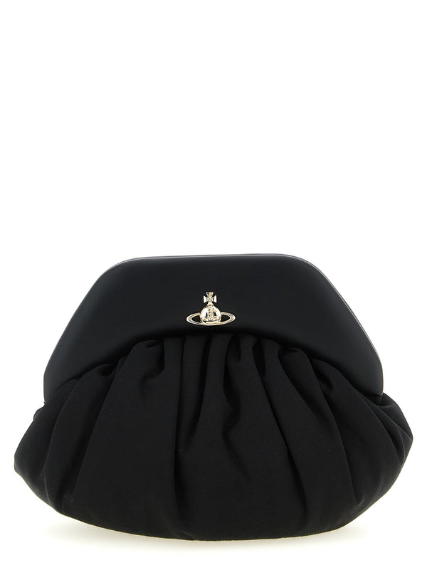 Vivienne Westwood 100% viscose clutch in black
