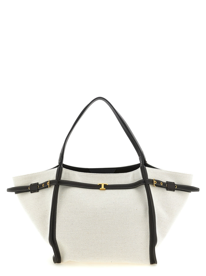 Multicolor Linen Tote Bag