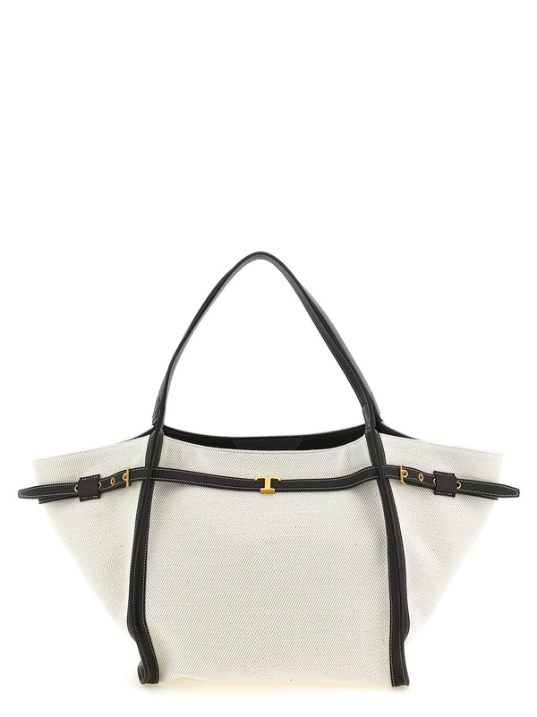 Tod's 90% linen tote bag in multicolor