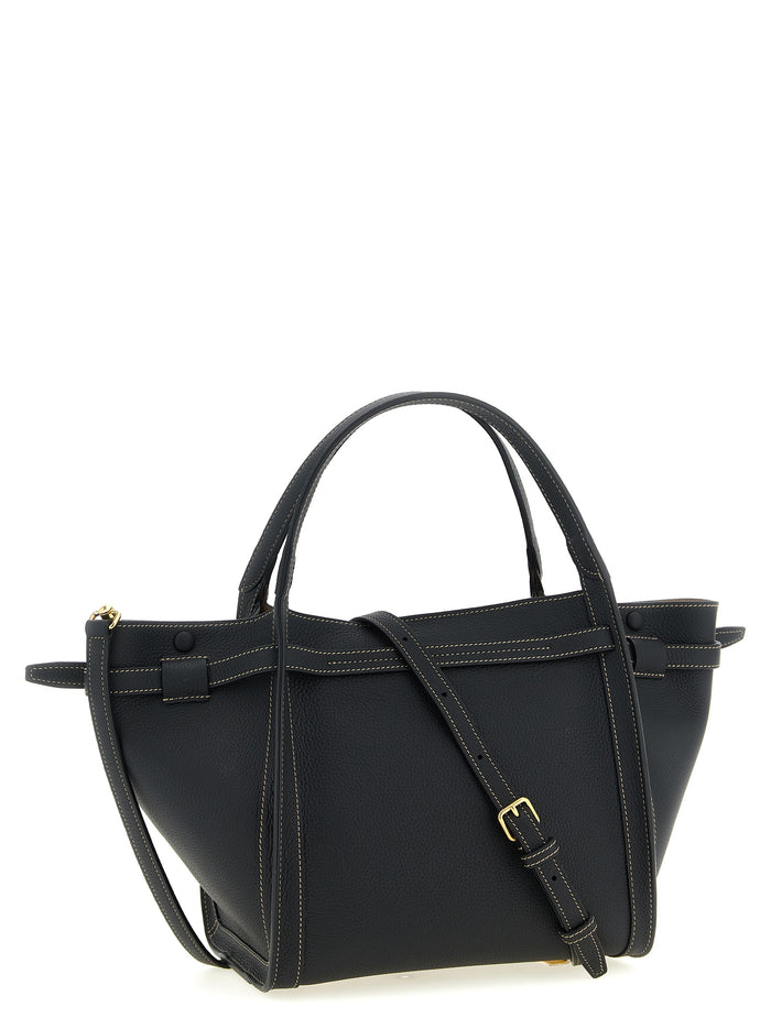 Black Calfskin Tote Bag
