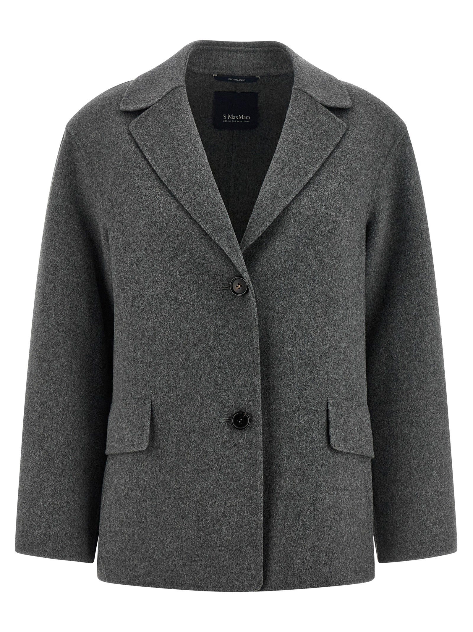 'S Max Mara 100% Virgin Wool blazer in gray