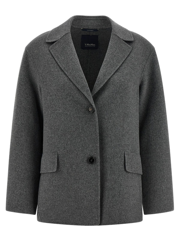 'S Max Mara 100% Virgin Wool blazer in gray